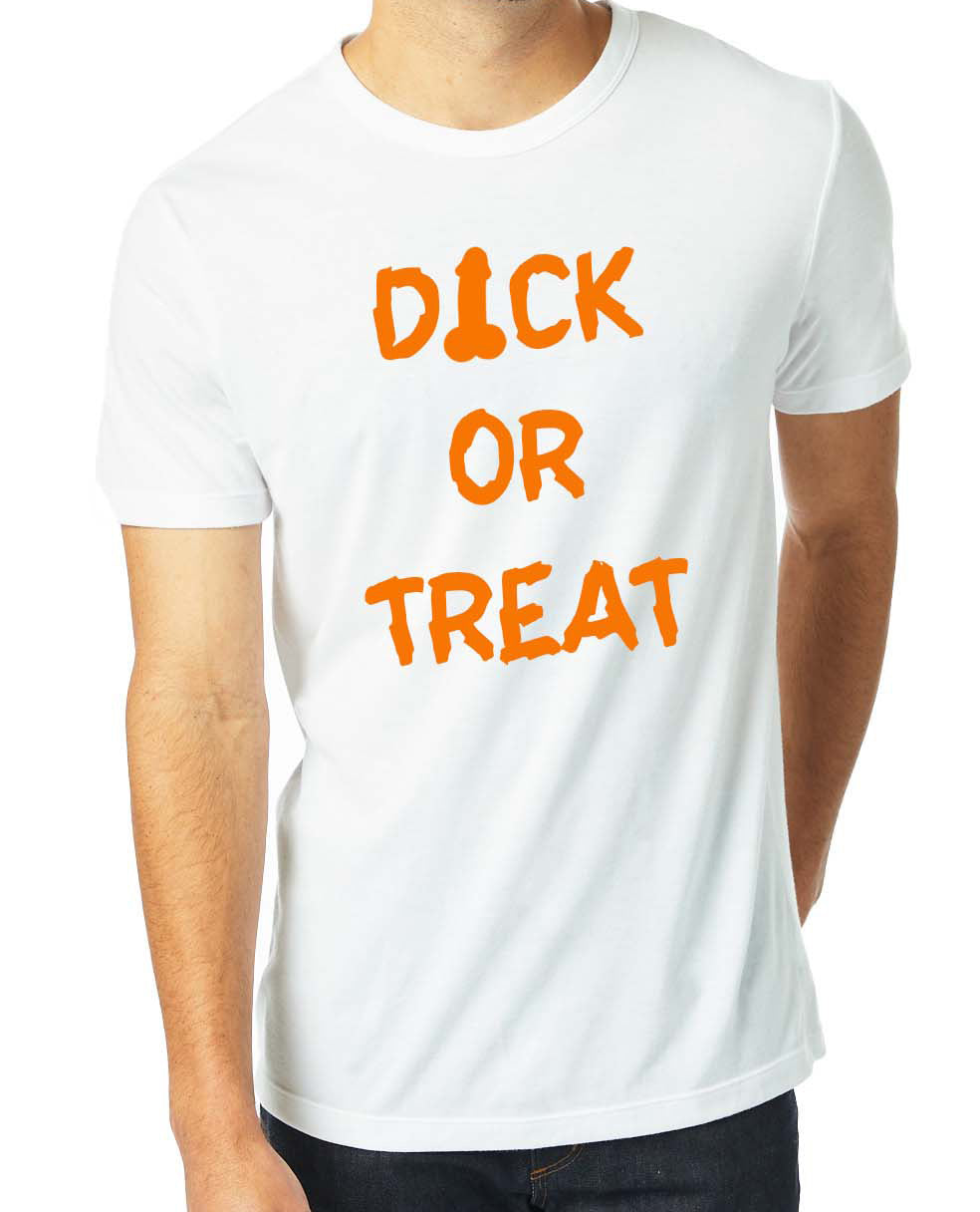 Dick or Treat Sueded T-Shirt