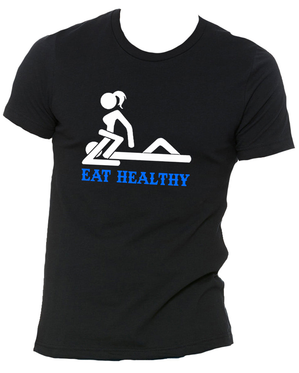 Eat Healthy Sueded T-Shirt