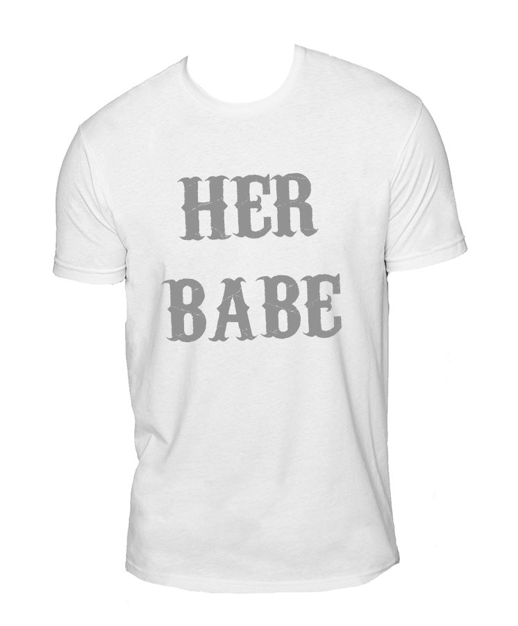 Her Babe Sueded T-Shirt