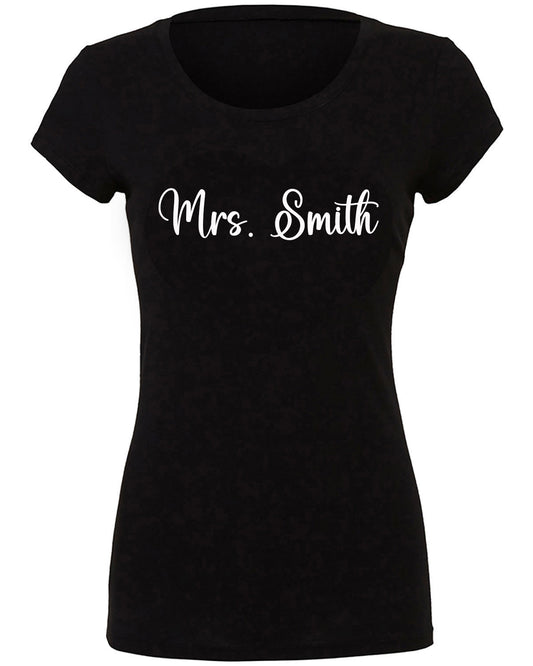 Custom Mrs. Woman's T-Shirt