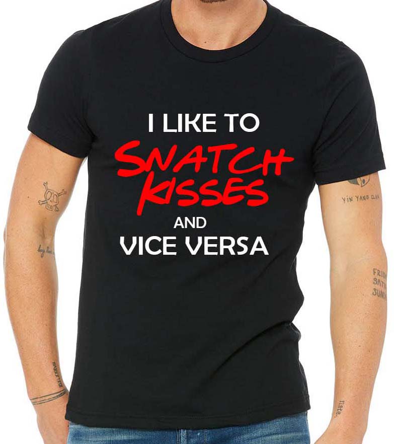 Snatch Kisses Men's Sueded T-Shirt