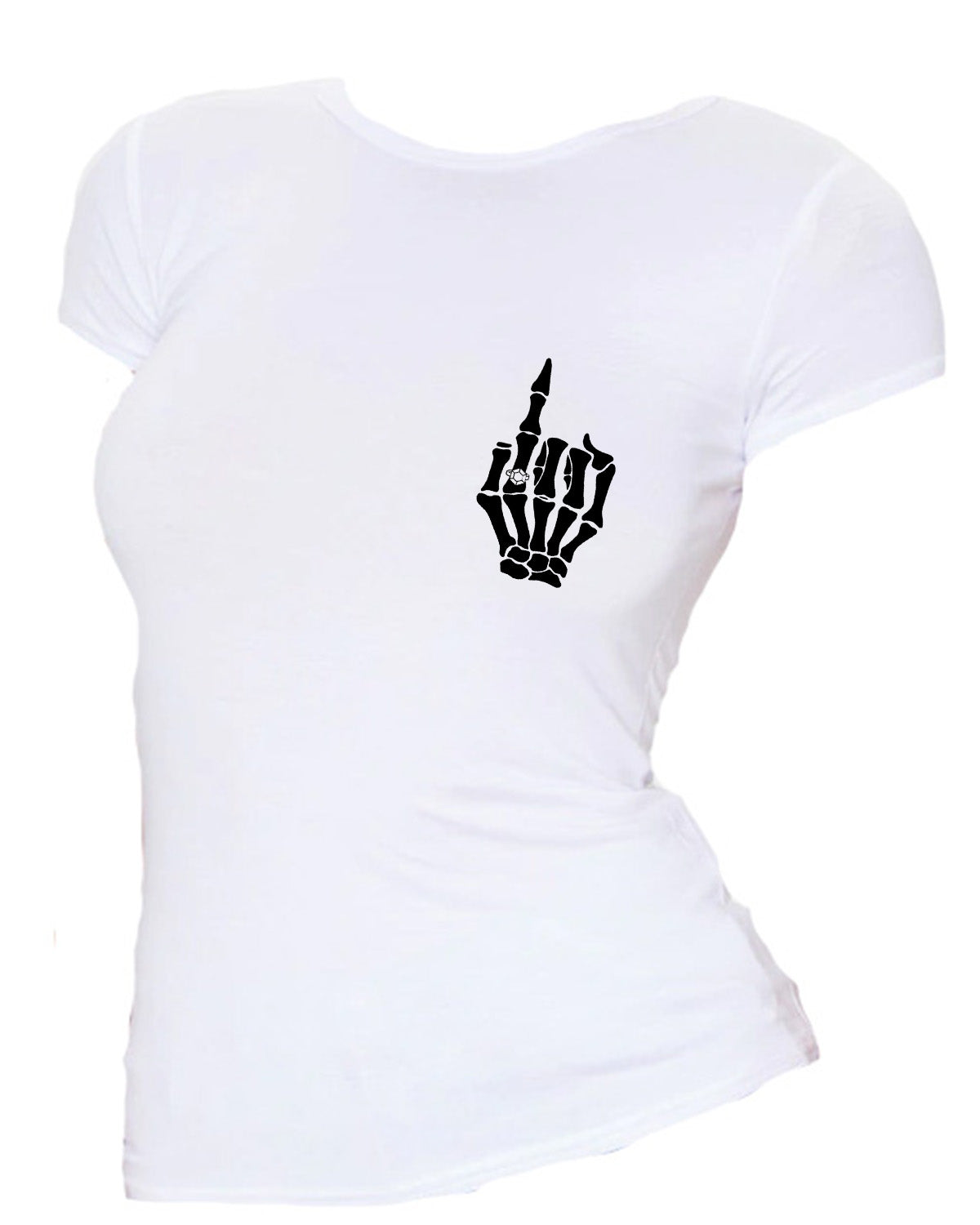 Engaged Skull Hand Woman's T-Shirt