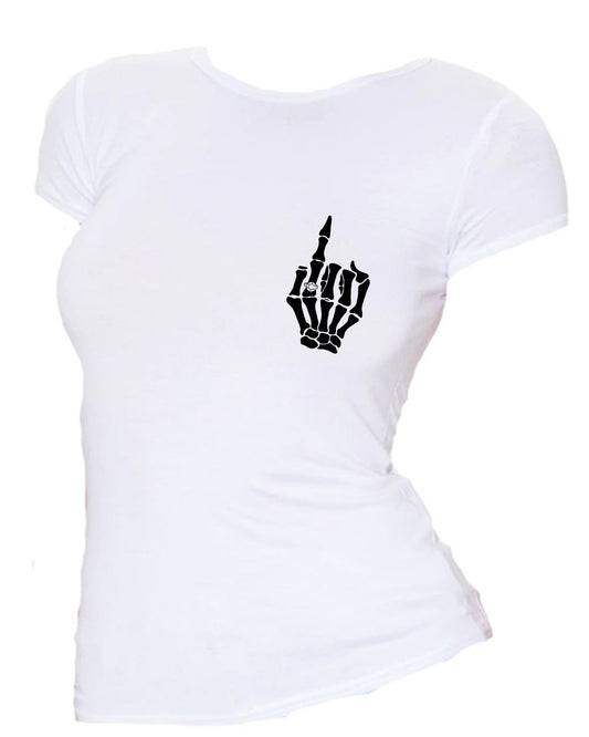 Engaged Skull Hand Woman's T-Shirt